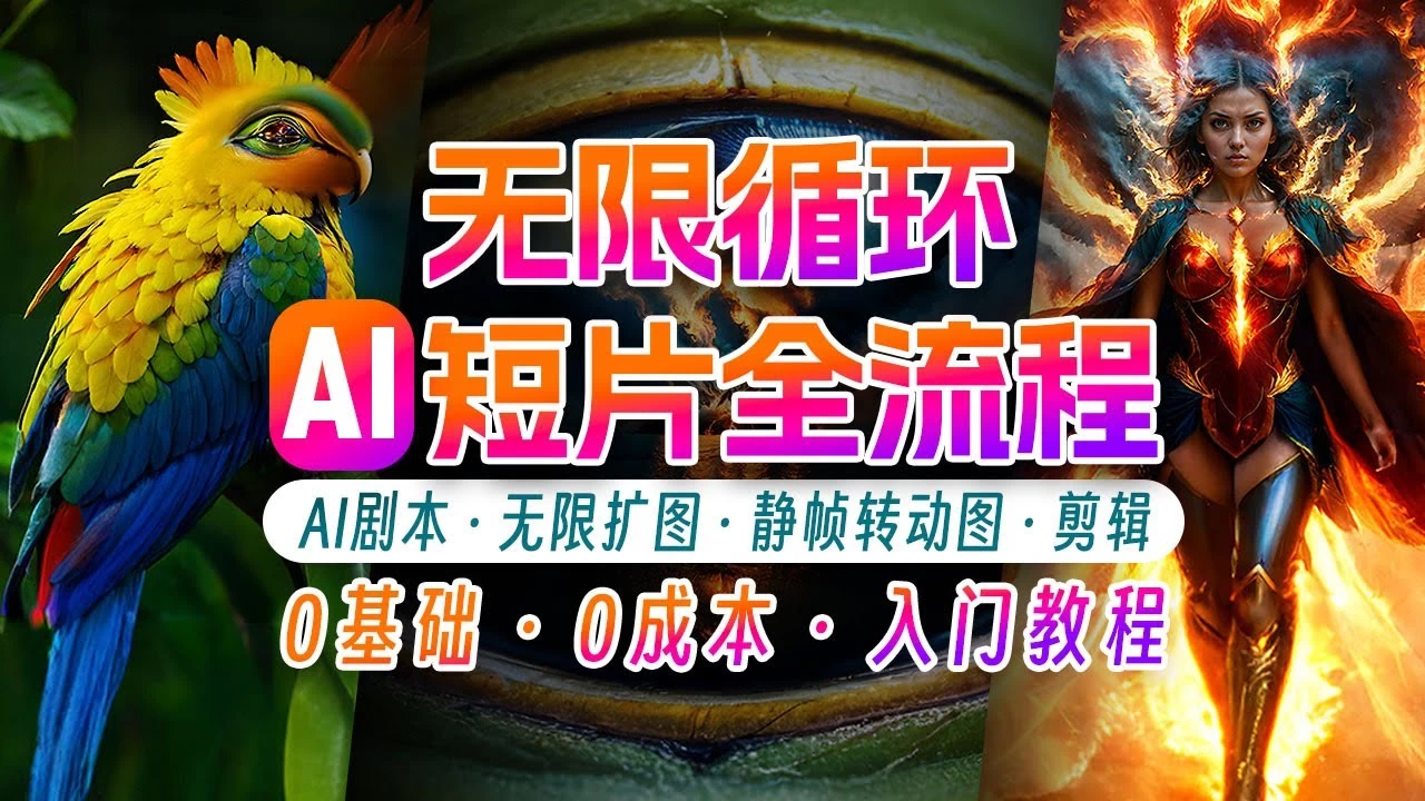 AI剪辑无限循环画面,新手小白轻松月入上万的秘技 - 项目资源网